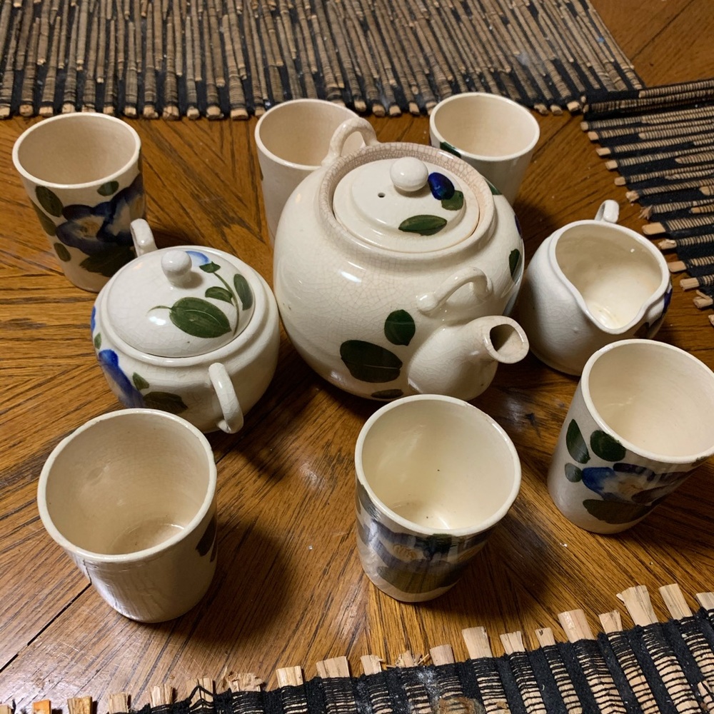 Glass tea set